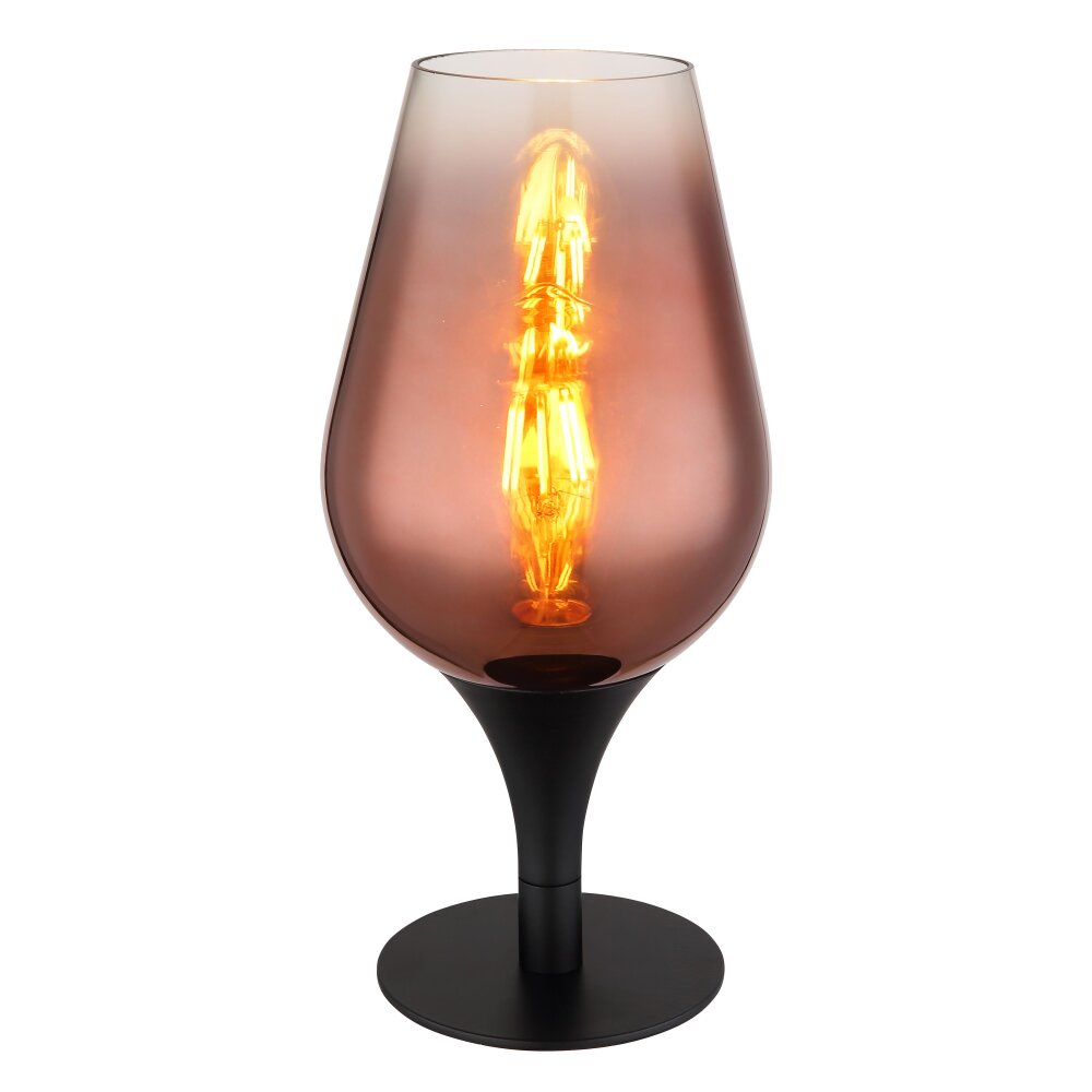Globo Lavus Tischleuchte Schwarz, 1-flammig main product photo