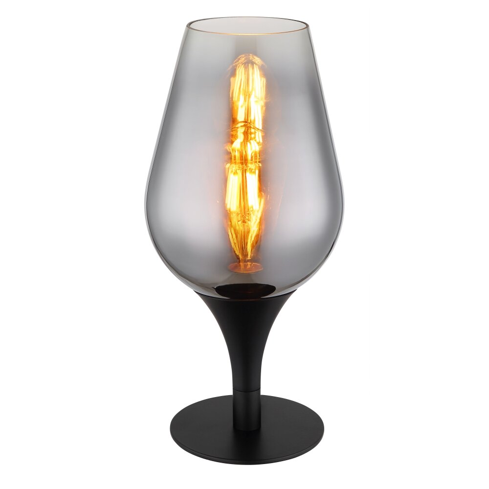 Globo Lavus Tischleuchte Schwarz, 1-flammig main product photo