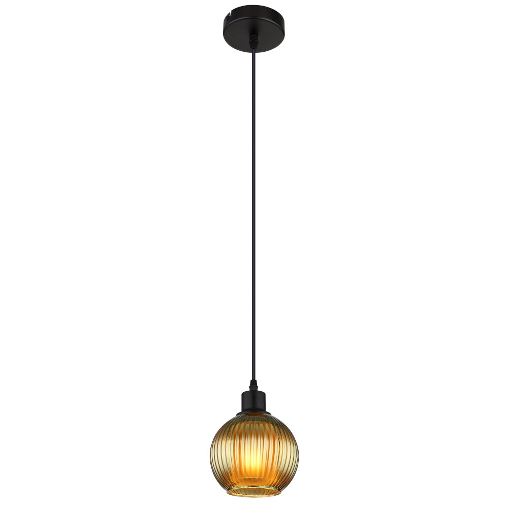 Globo Zumba Hängeleuchte Schwarz, 1-flammig main product photo