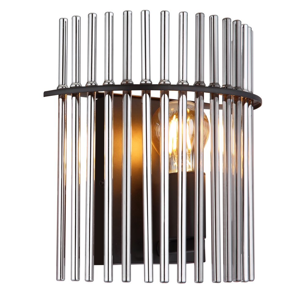 Globo Gorley Wandleuchte Schwarz, 1-flammig main product photo