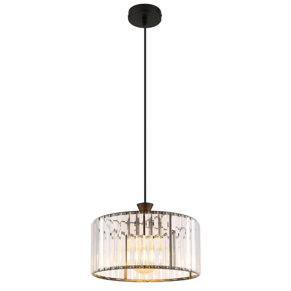 Globo Jordana Hängeleuchte Schwarz, 1-flammig main product photo