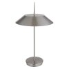 Globo Brenlor Tischleuchte Nickel-Matt, 2-flammig