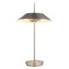 Globo Brenlor Tischleuchte Nickel-Matt, 2-flammig
