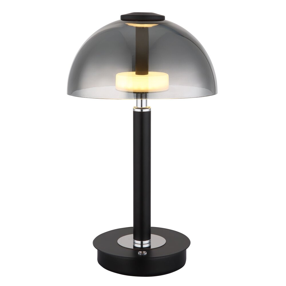 Globo Uldin Tischleuchte LED Chrom, Schwarz, 1-flammig main product photo