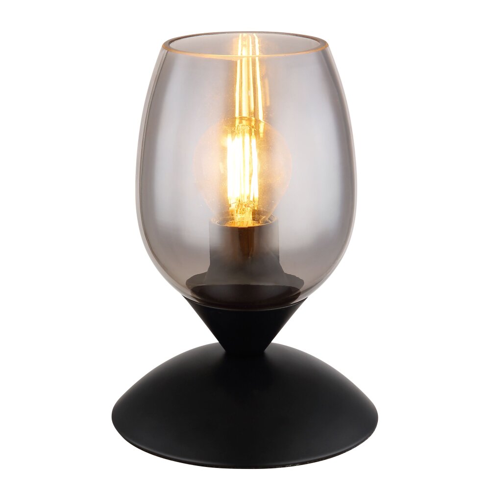 Globo Kuwaita Tischleuchte Schwarz, 1-flammig main product photo