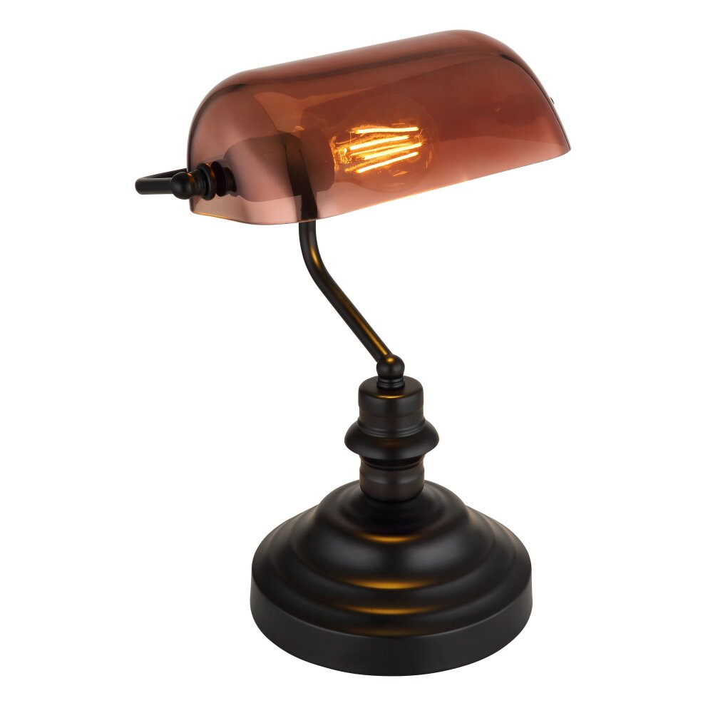 Globo Antique Tischleuchte Schwarz, 1-flammig main product photo