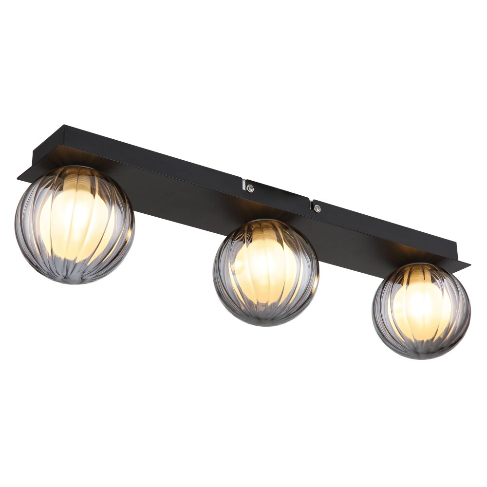 Globo Ander Deckenleuchte Schwarz, 3-flammig main product photo