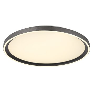 Globo Dublin Deckenleuchte LED Grau, 1-flammig, Fernbedienung Globo Dublin Deckenleuchte LED Grau, 1-flammig, Fernbedienung