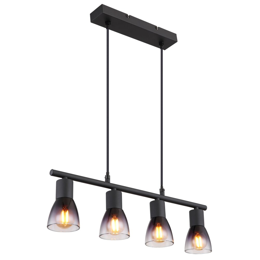 Globo Satella Hängeleuchte Schwarz, 4-flammig main product photo