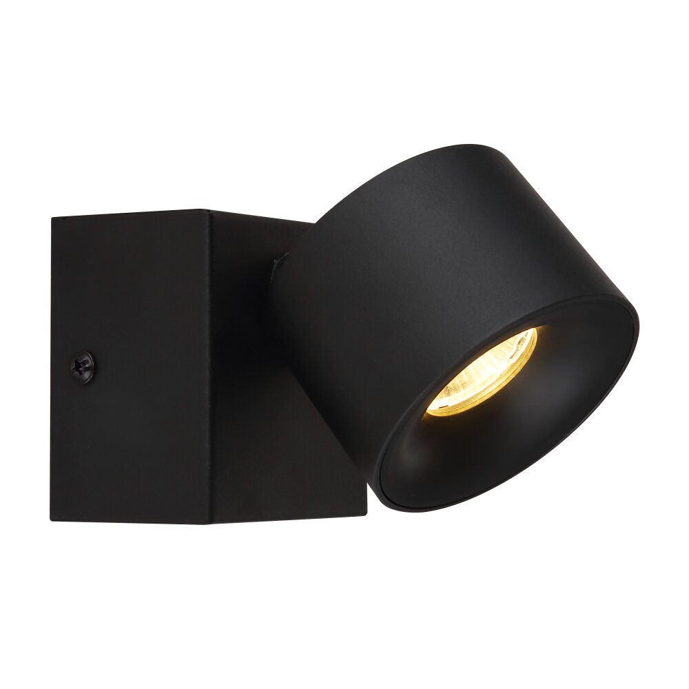 Globo Rae Deckenleuchte LED Schwarz, 1-flammig main product photo