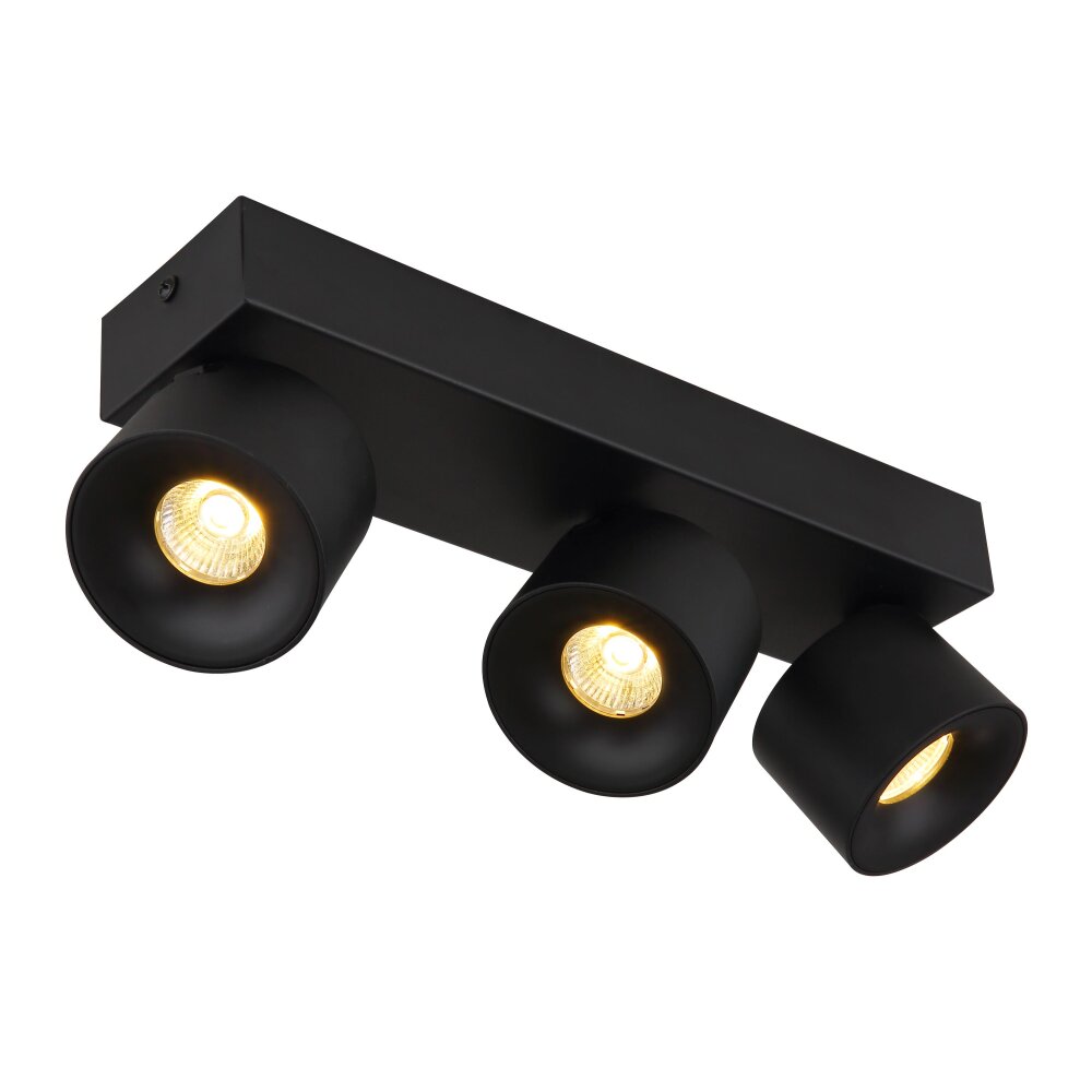 Globo Rae Deckenleuchte LED Schwarz, 3-flammig main product photo