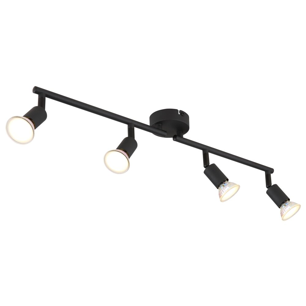 Globo Matrix Strahler Schwarz, 4-flammig main product photo