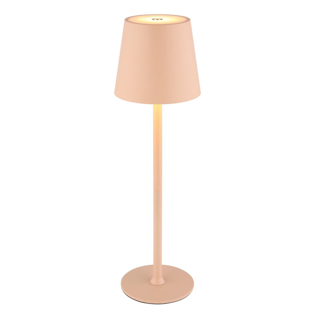 Globo Vannie Tischleuchte LED Rosa, 1-flammig main product photo