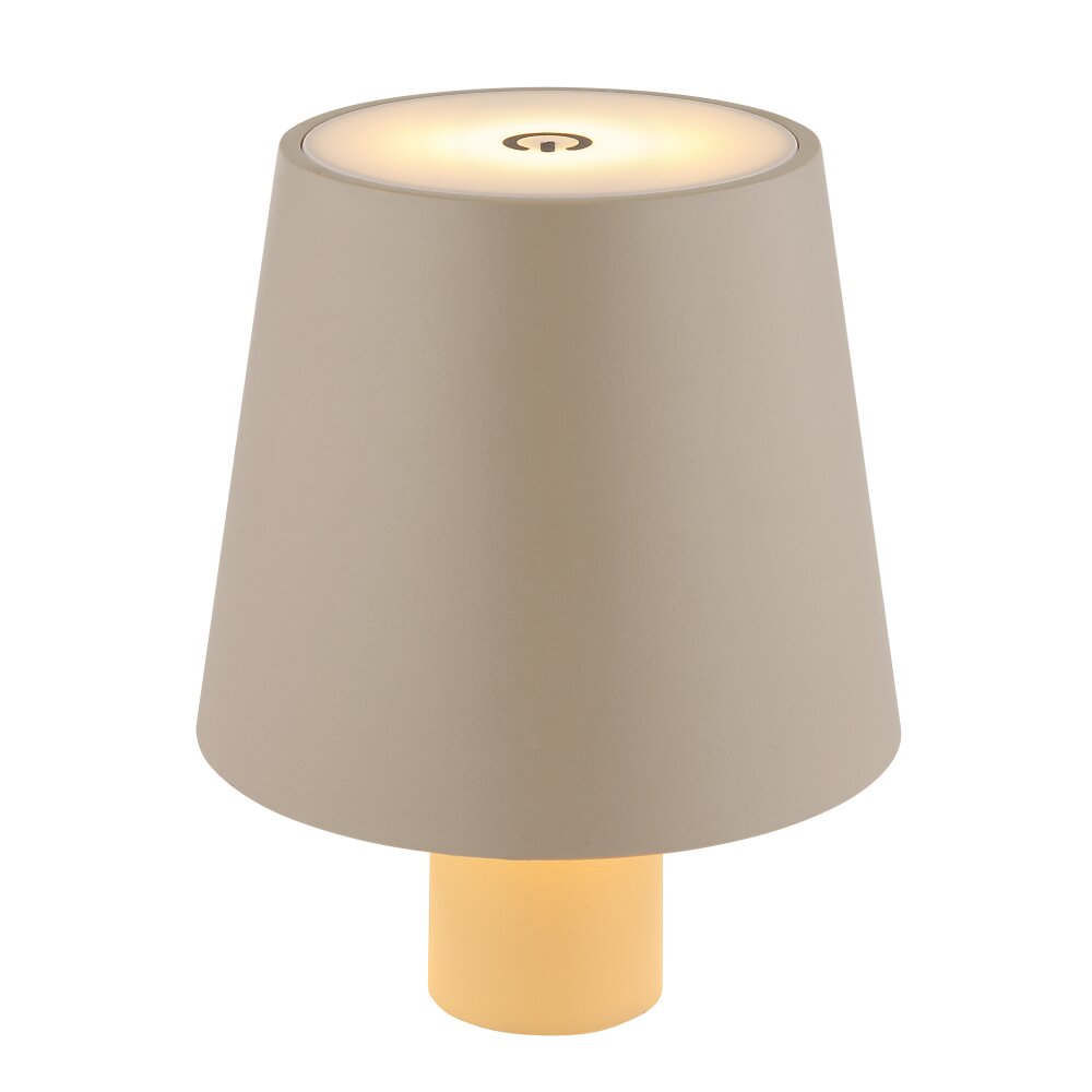 Globo Vannie Tischleuchte LED Sandfarben, 1-flammig main product photo