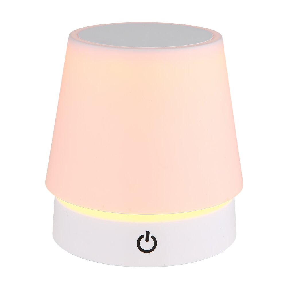 Globo Carlos Tischleuchte LED Chrom, Weiß, 1-flammig main product photo