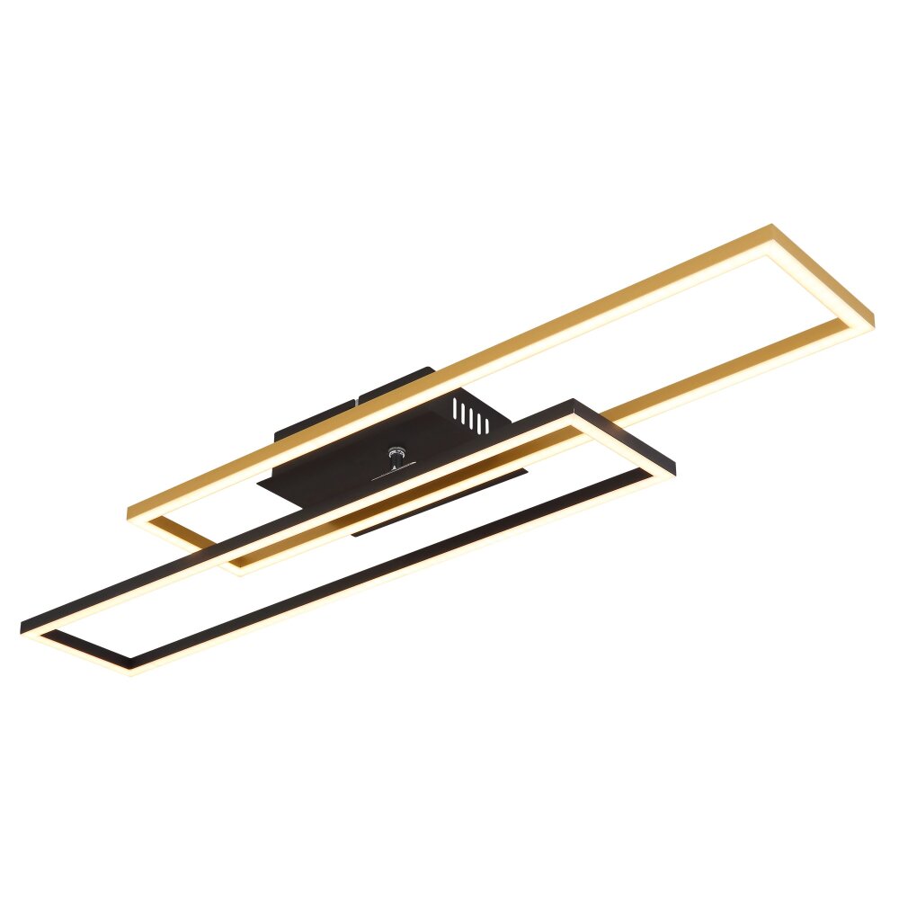 Globo Dakari Deckenleuchte LED Schwarz, 1-flammig main product photo