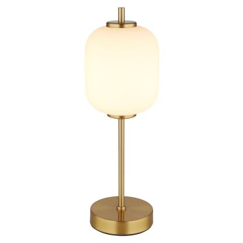 Globo Ewald Tischleuchte LED Messing, 1-flammig