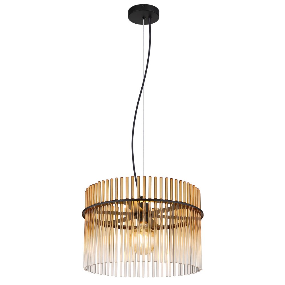 Globo Gorley Hängeleuchte Schwarz, 1-flammig main product photo