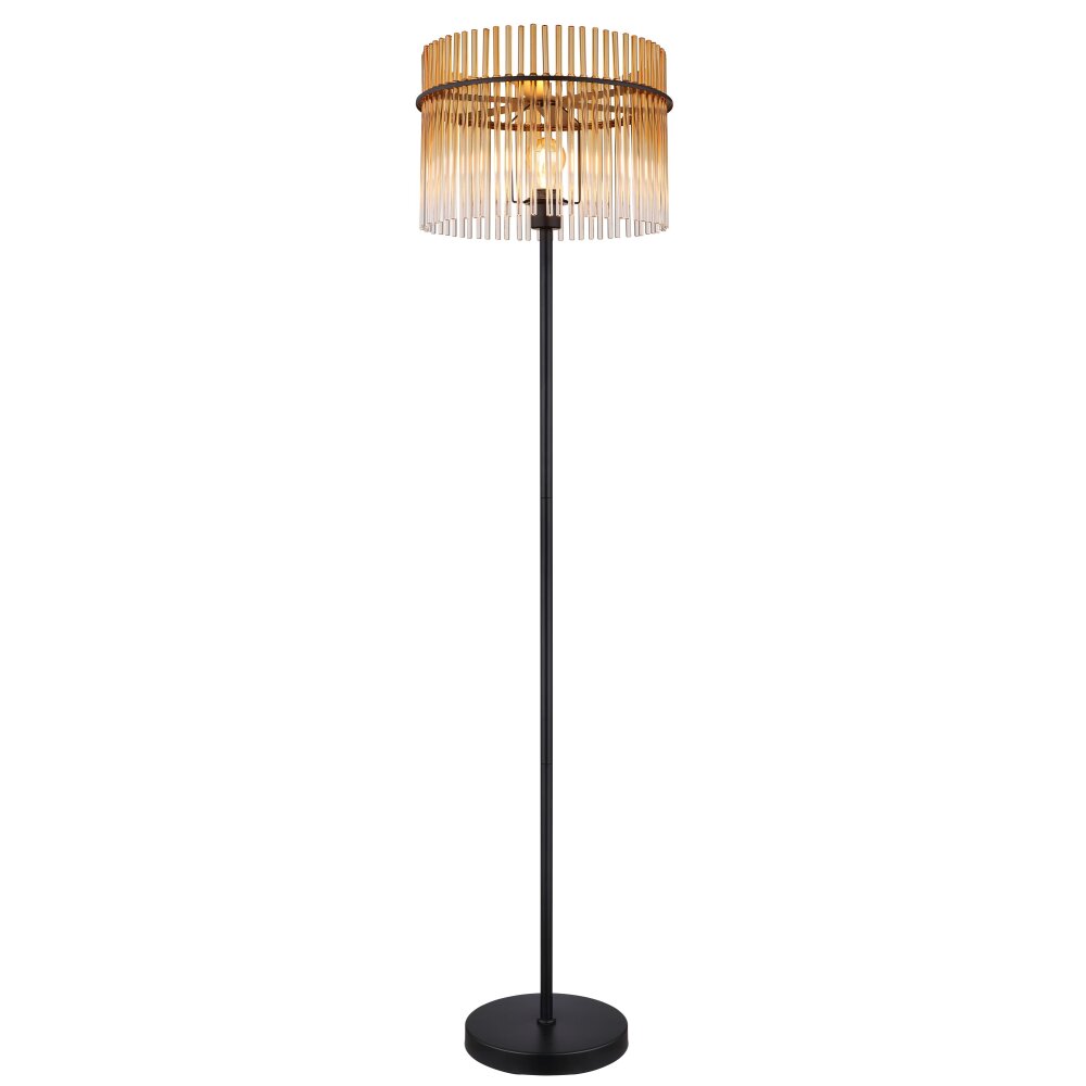 Globo Gorley Stehleuchte Schwarz, 1-flammig main product photo