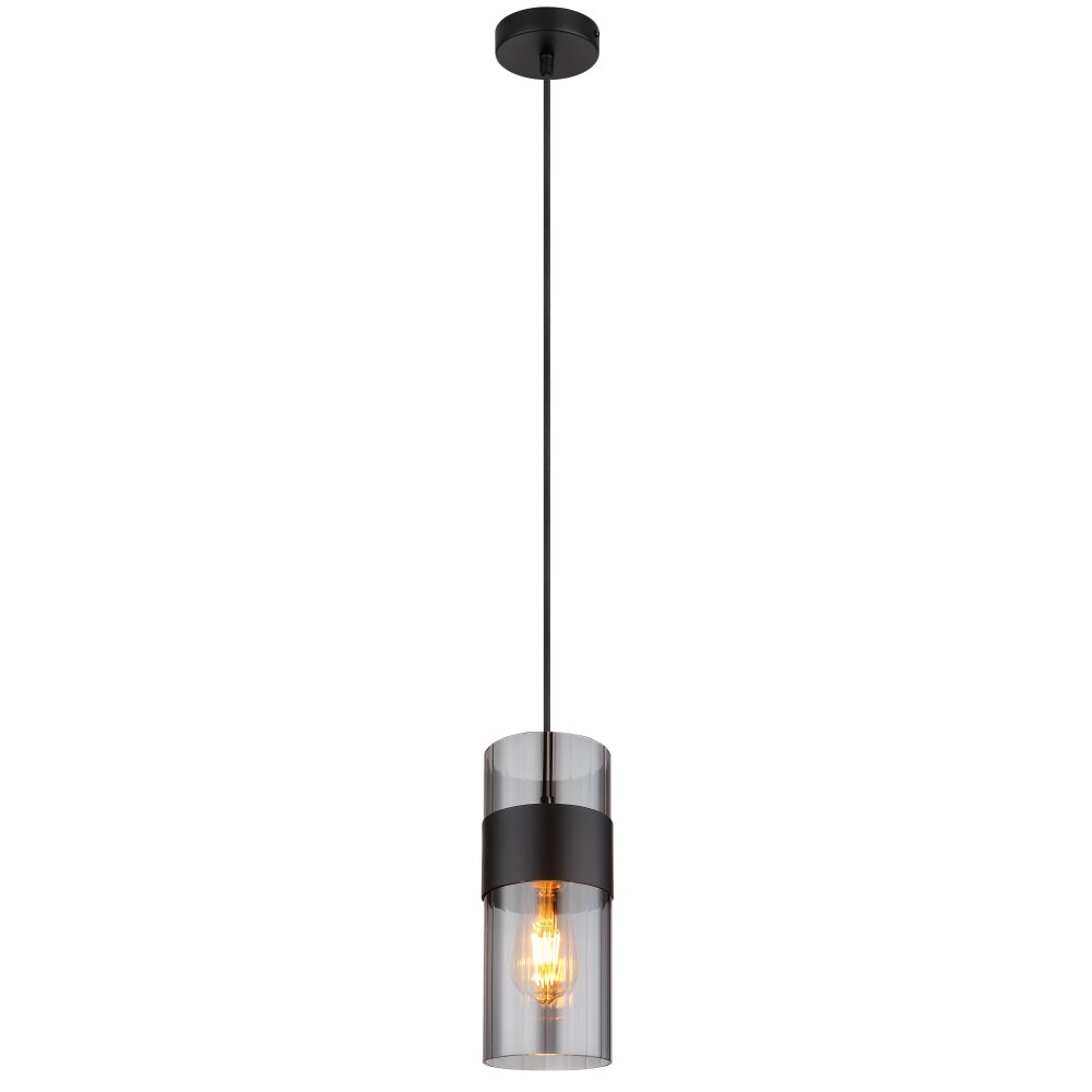 Globo Scarfina Hängeleuchte Schwarz, 1-flammig main product photo