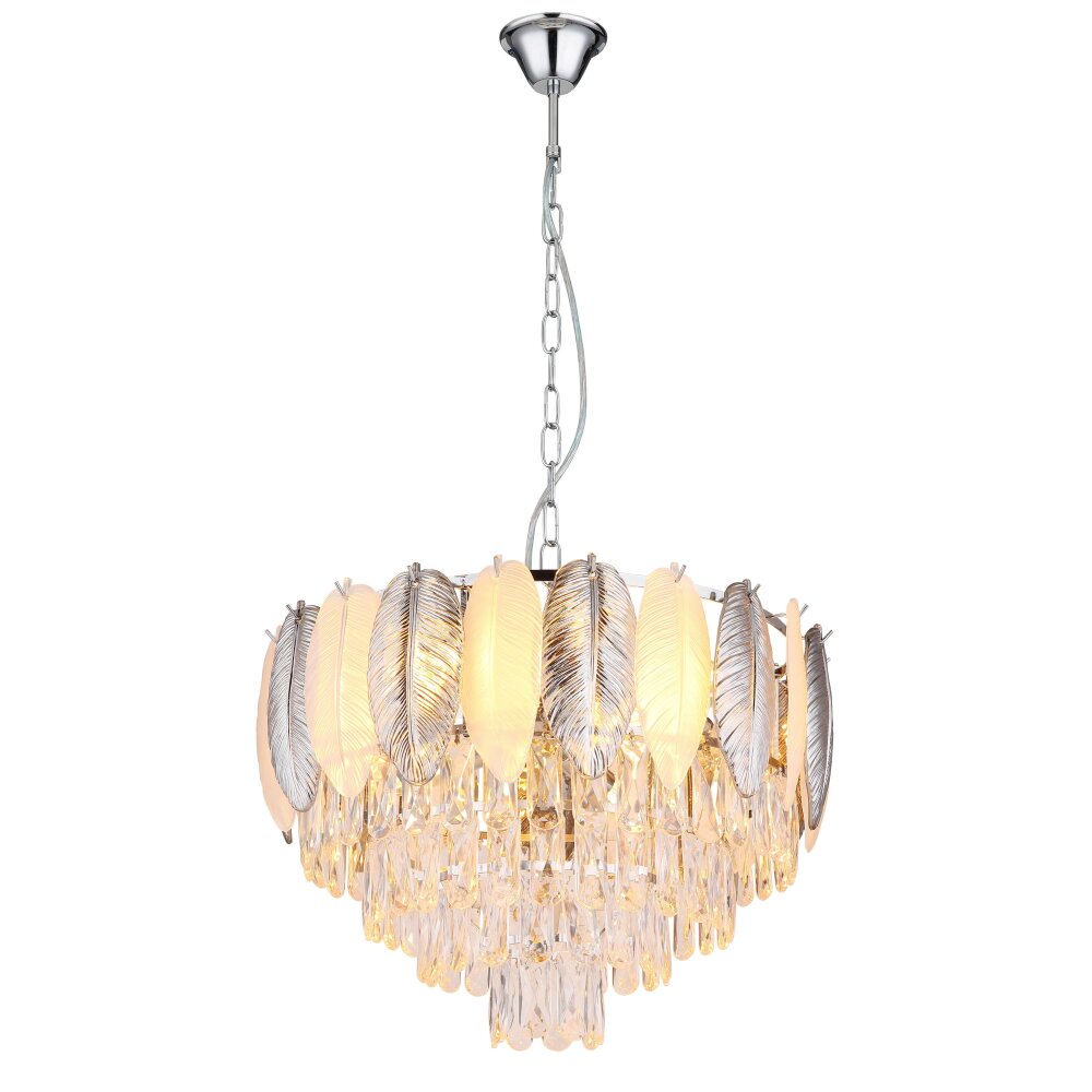 Globo Dalton Kronleuchter Chrom, 9-flammig main product photo