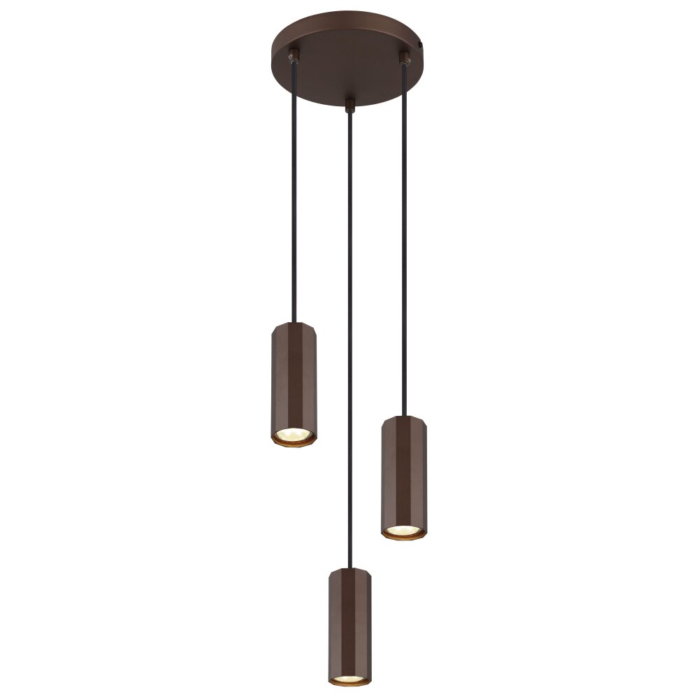 Globo James Hängeleuchte Bronze, 3-flammig main product photo