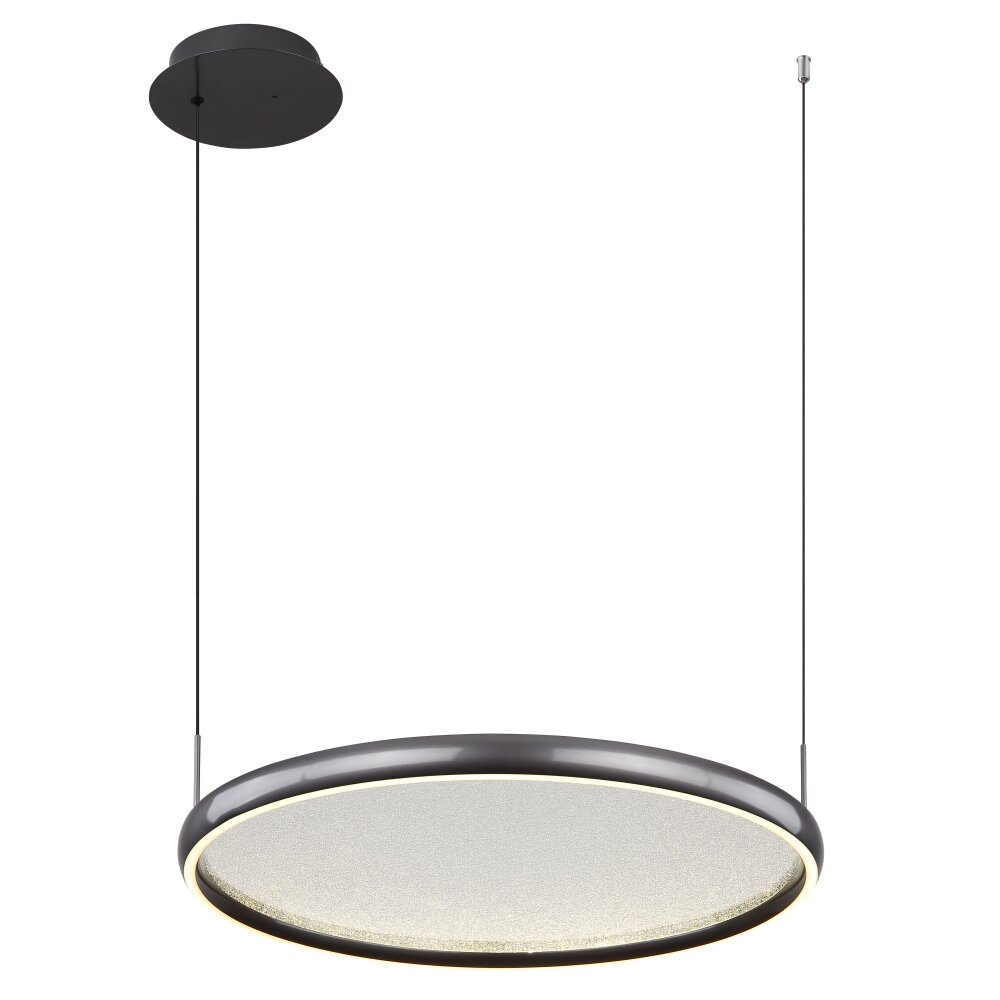 Globo Briggs Hängeleuchte LED Schwarz, 1-flammig, Fernbedienung main product photo