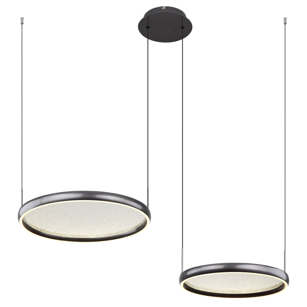 Globo Briggs Hängeleuchte LED Schwarz, 1-flammig, Fernbedienung main product photo