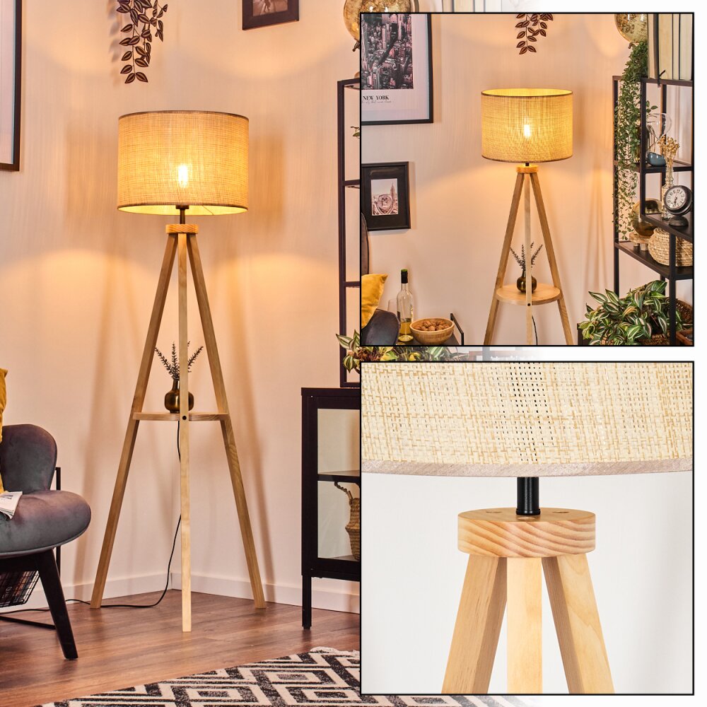 Sabadim Stehleuchte Naturfarben, 1-flammig main product photo