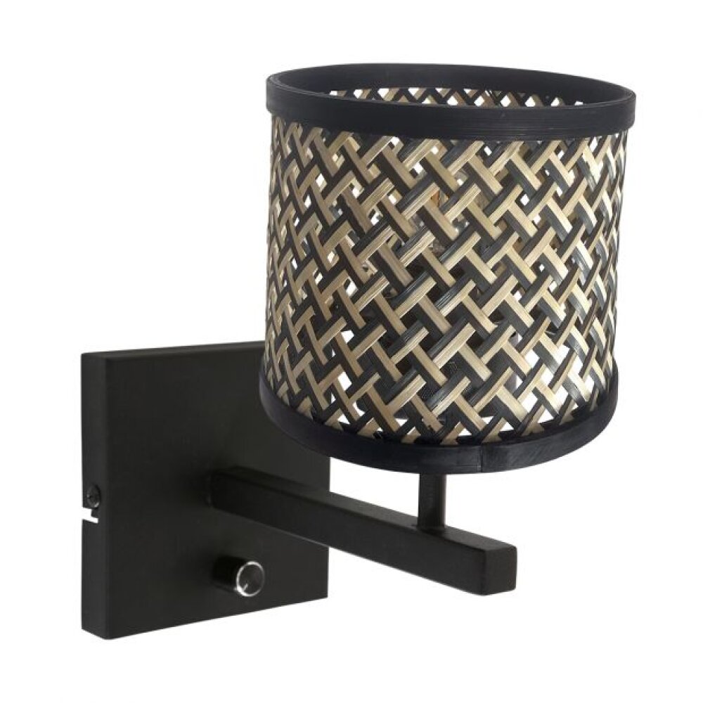 Steinhauer Stang Wandleuchte Schwarz, 1-flammig main product photo