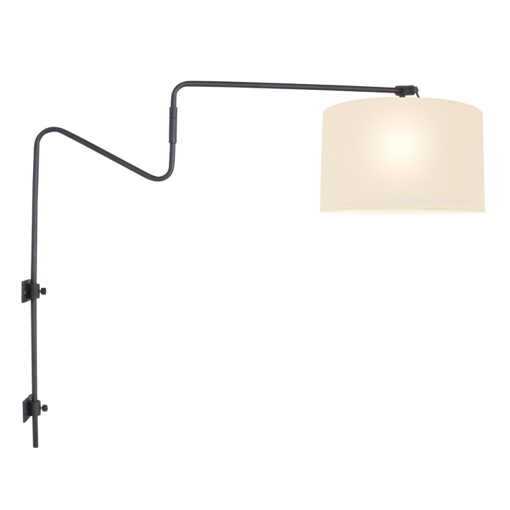 Steinhauer Linstrøm Wandleuchte Schwarz, 1-flammig main product photo