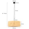 Steinhauer Sparkled Light Pendelleuchte Schwarz, 1-flammig