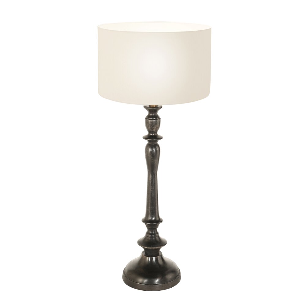 Steinhauer Bois Tischleuchte Schwarz, 1-flammig main product photo