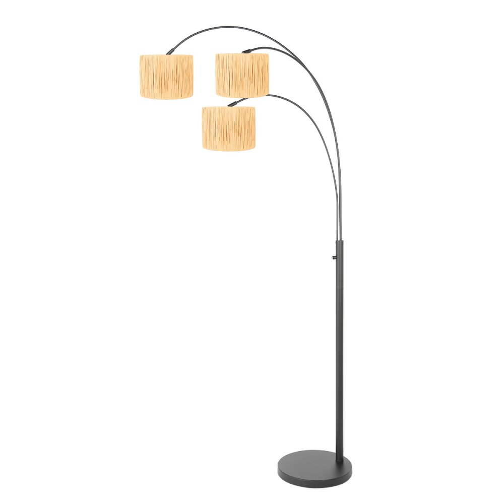 Steinhauer Sparkled Light Stehleuchte Schwarz, 3-flammig main product photo