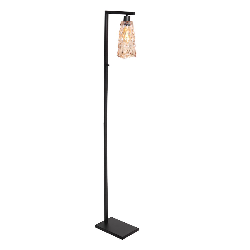 Steinhauer Vidrio Stehleuchte Schwarz, 1-flammig main product photo