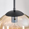 Gastor Hängeleuchte Glas 30 cm Bernsteinfarben, Klar, 1-flammig
