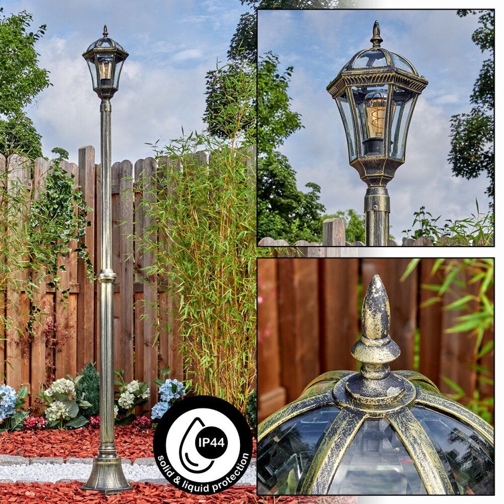 Lavajo Kandelaber Gold, Schwarz, 1-flammig main product photo