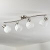 Dysted Deckenleuchte Nickel-Matt, 4-flammig