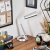 Tykby Tischleuchte LED Silber, Weiß, 1-flammig