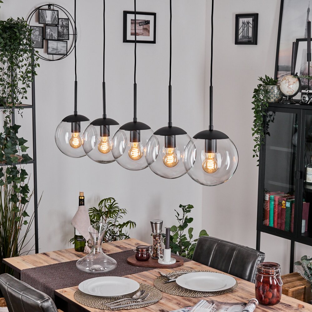 Gastor Hängeleuchte Glas 20 cm Klar, 5-flammig main product photo