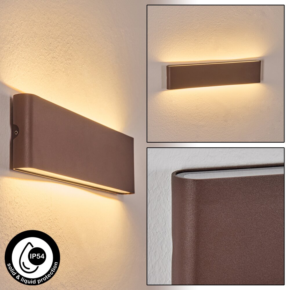 Gamas Wandleuchte Rostfarben, 1-flammig main product photo