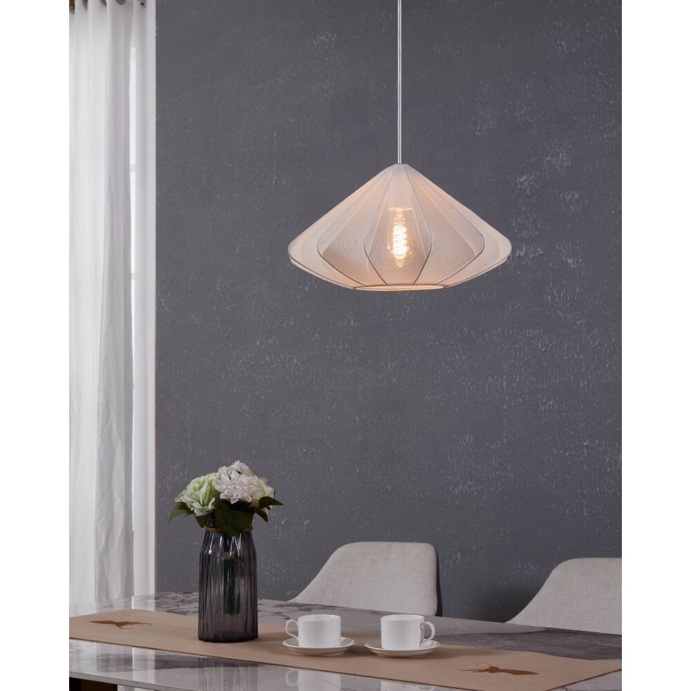Eglo DOLWEN Hängeleuchte Weiß, 1-flammig main product photo