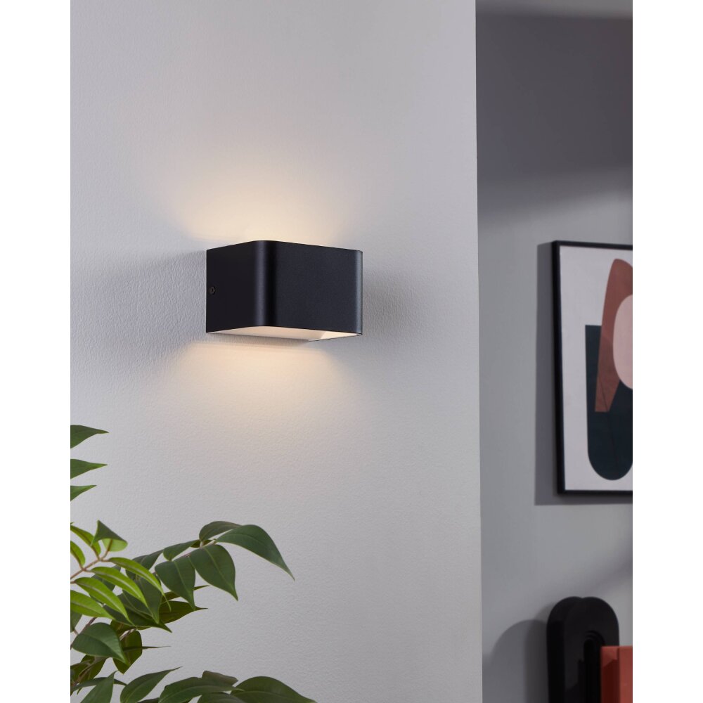 Eglo SANIA 4 Wandleuchte LED Schwarz, Weiß, 1-flammig main product photo