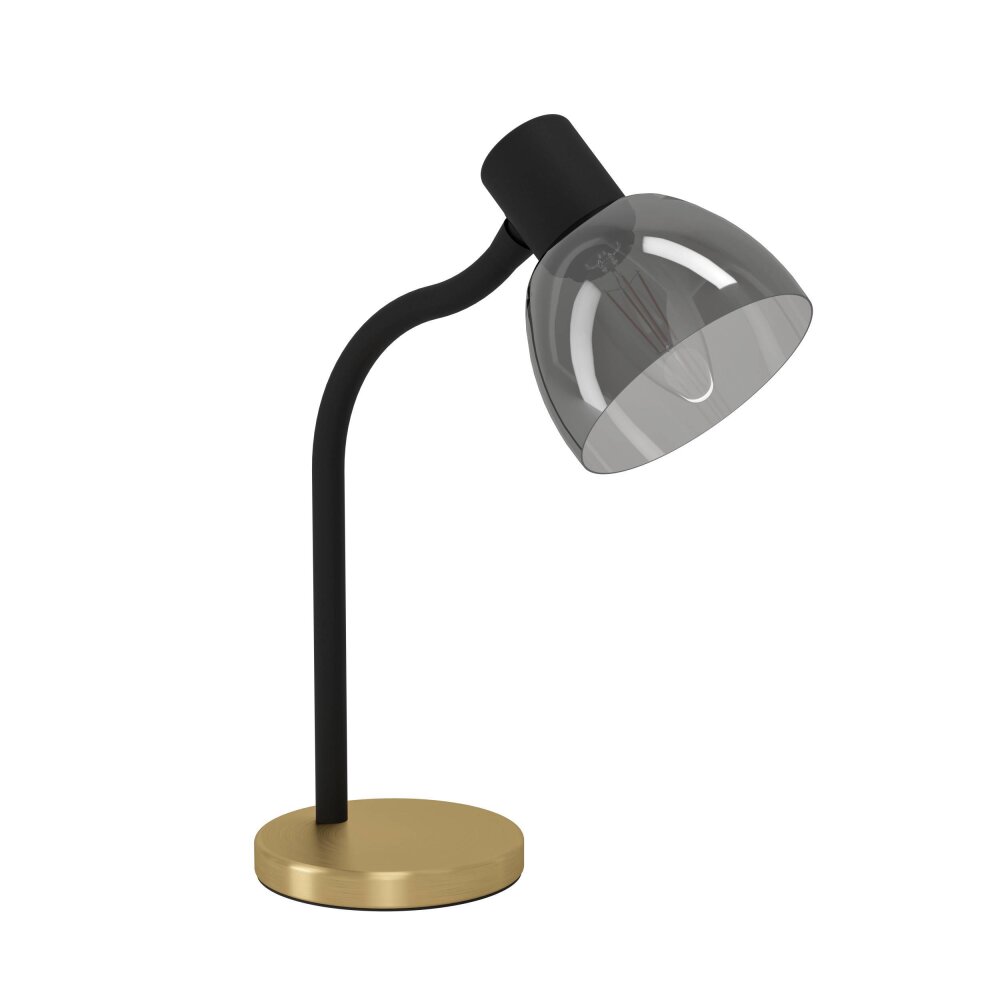 Eglo MACERE Tischleuchte Messing, Schwarz, 1-flammig main product photo