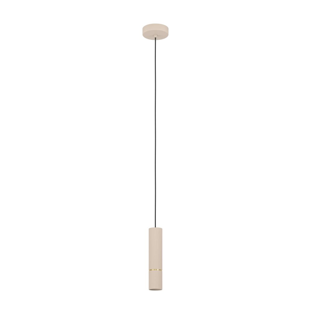 Eglo CAMINIA Hängeleuchte LED Messing, Sandfarben, 1-flammig main product photo