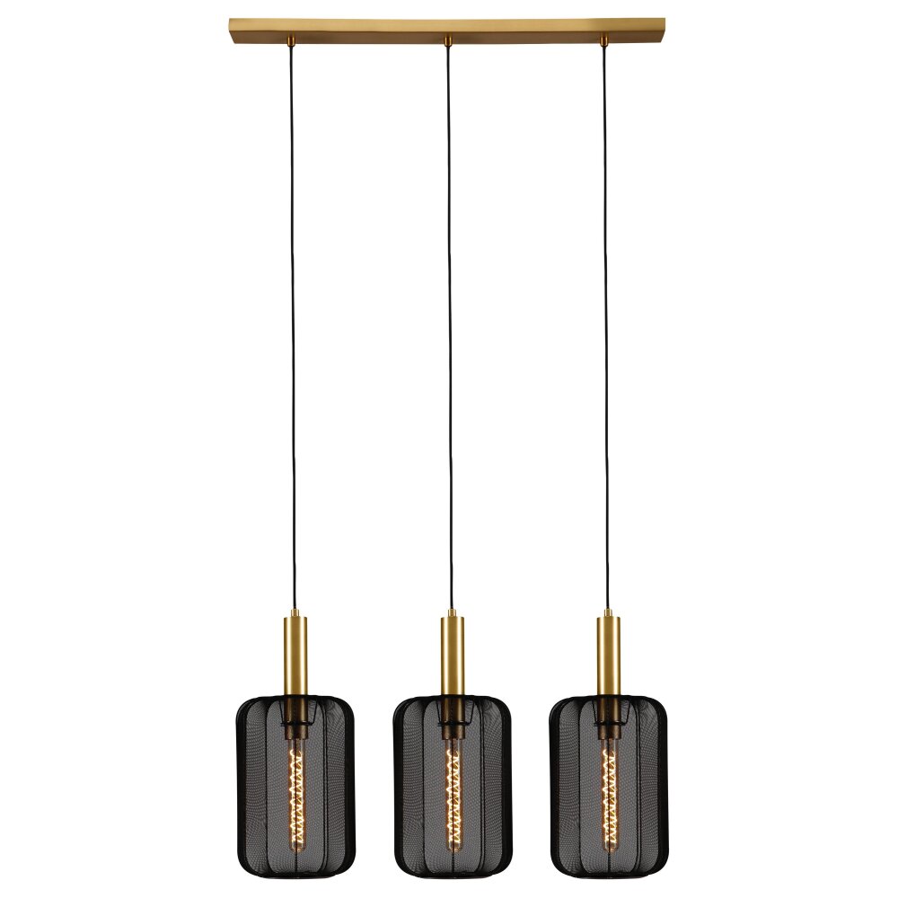 Lucide CORINA Pendelleuchte Messing, 3-flammig main product photo