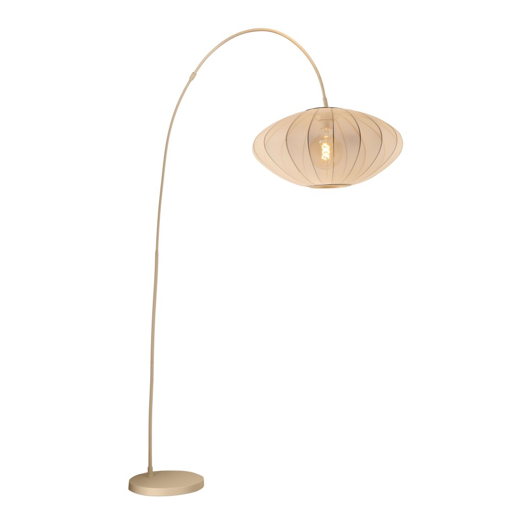 Lucide CORINA Stehleuchte Beige, 1-flammig main product photo