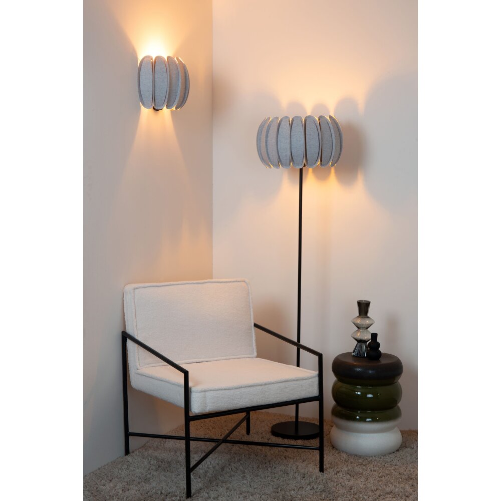 Lucide SPENCER Wandleuchte Schwarz, 1-flammig main product photo