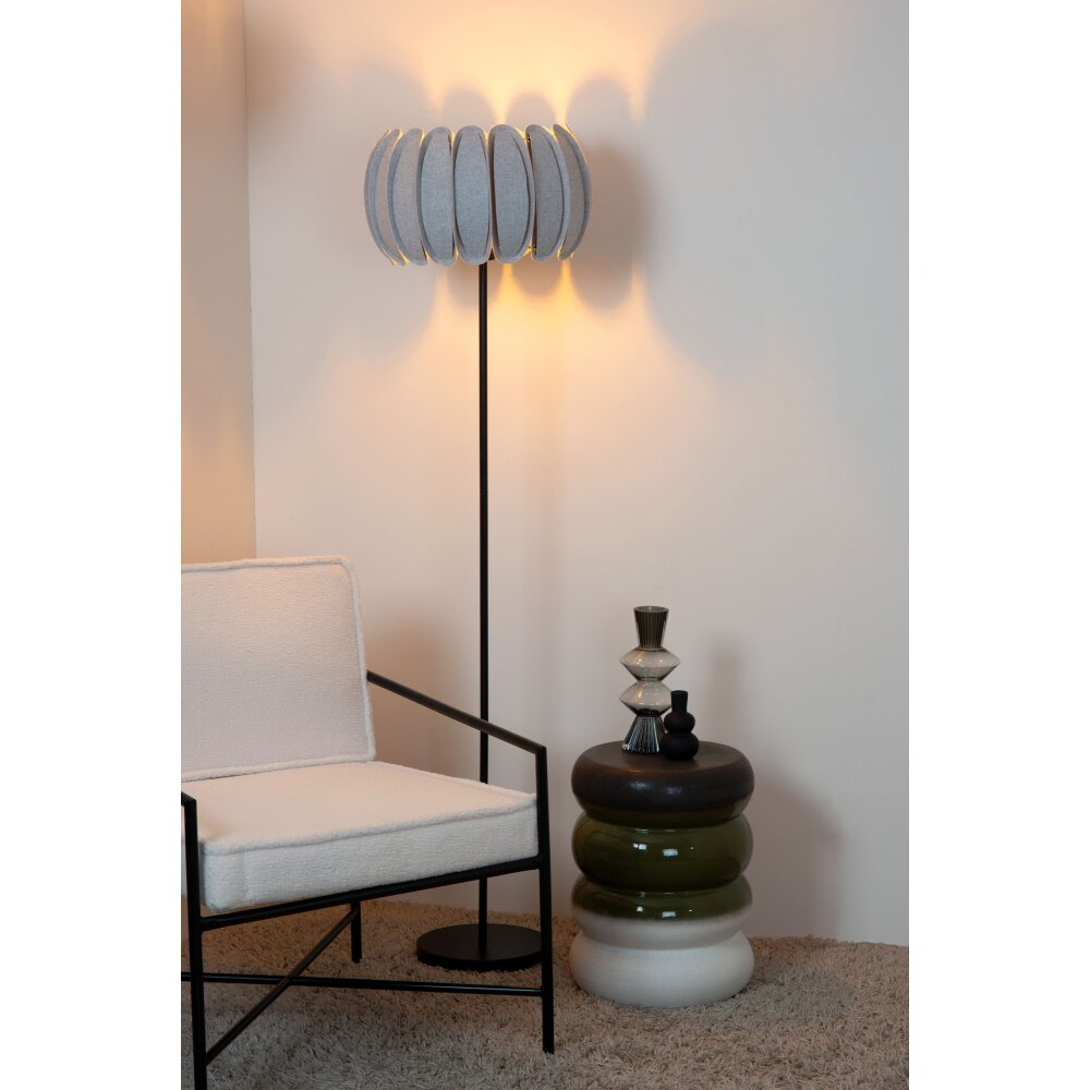Lucide SPENCER Stehleuchte Schwarz, 1-flammig main product photo