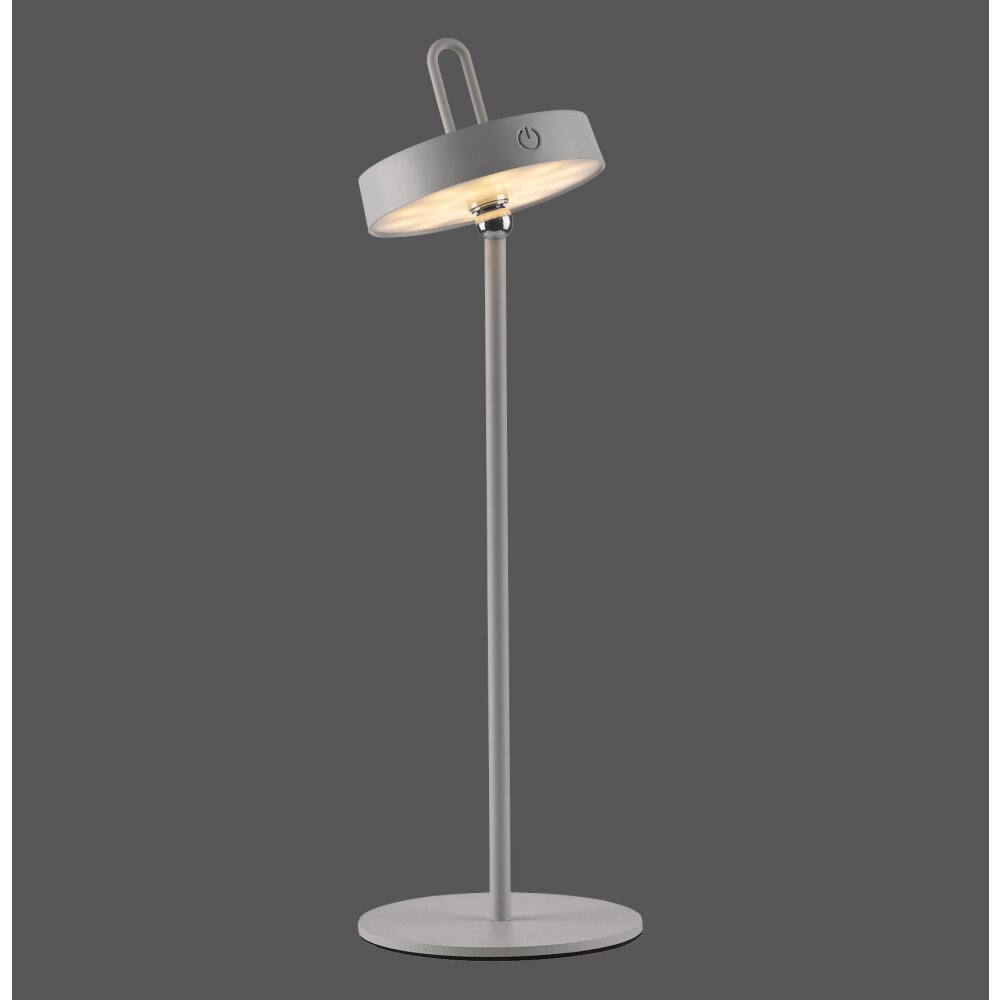 Leuchten Direkt AMAG Tischleuchte LED Grau, 1-flammig main product photo